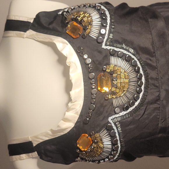 Guess 100% silk beaded top - Picture 8 of 9